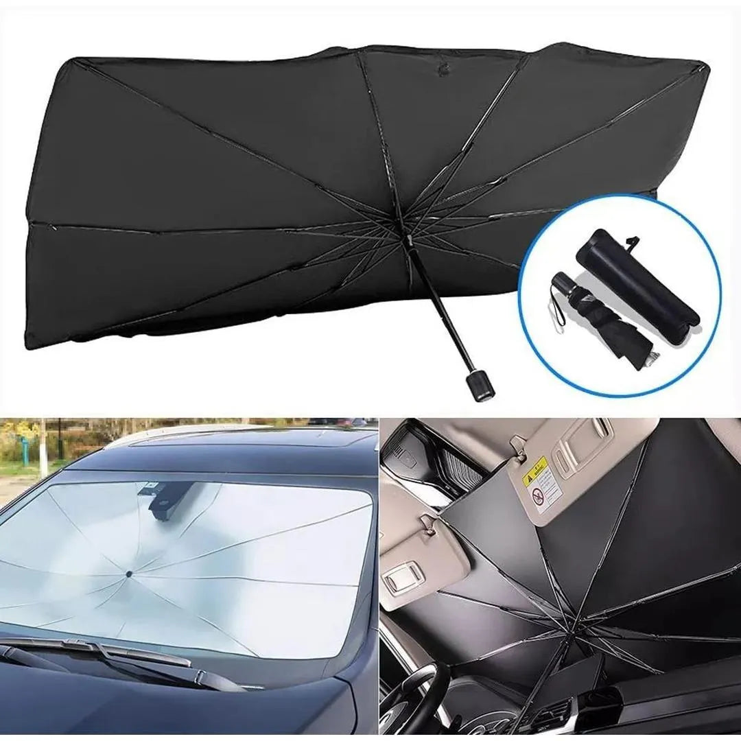 Car Windshield Sun Shade Umbrella Foldable UV Protection Sunshade for Cars